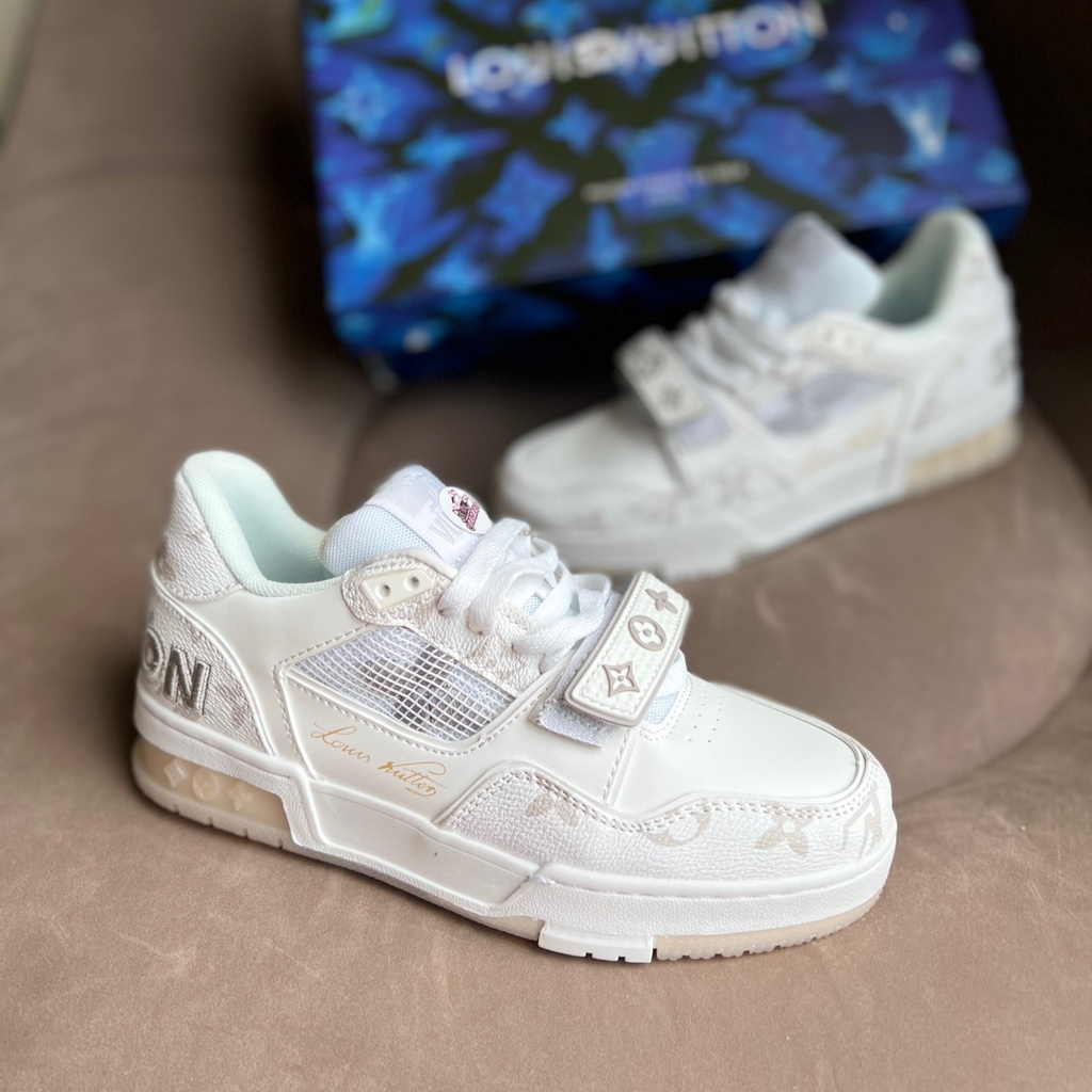 GIÀY THỂ THAO EO VÌ DÁN TRẮNG