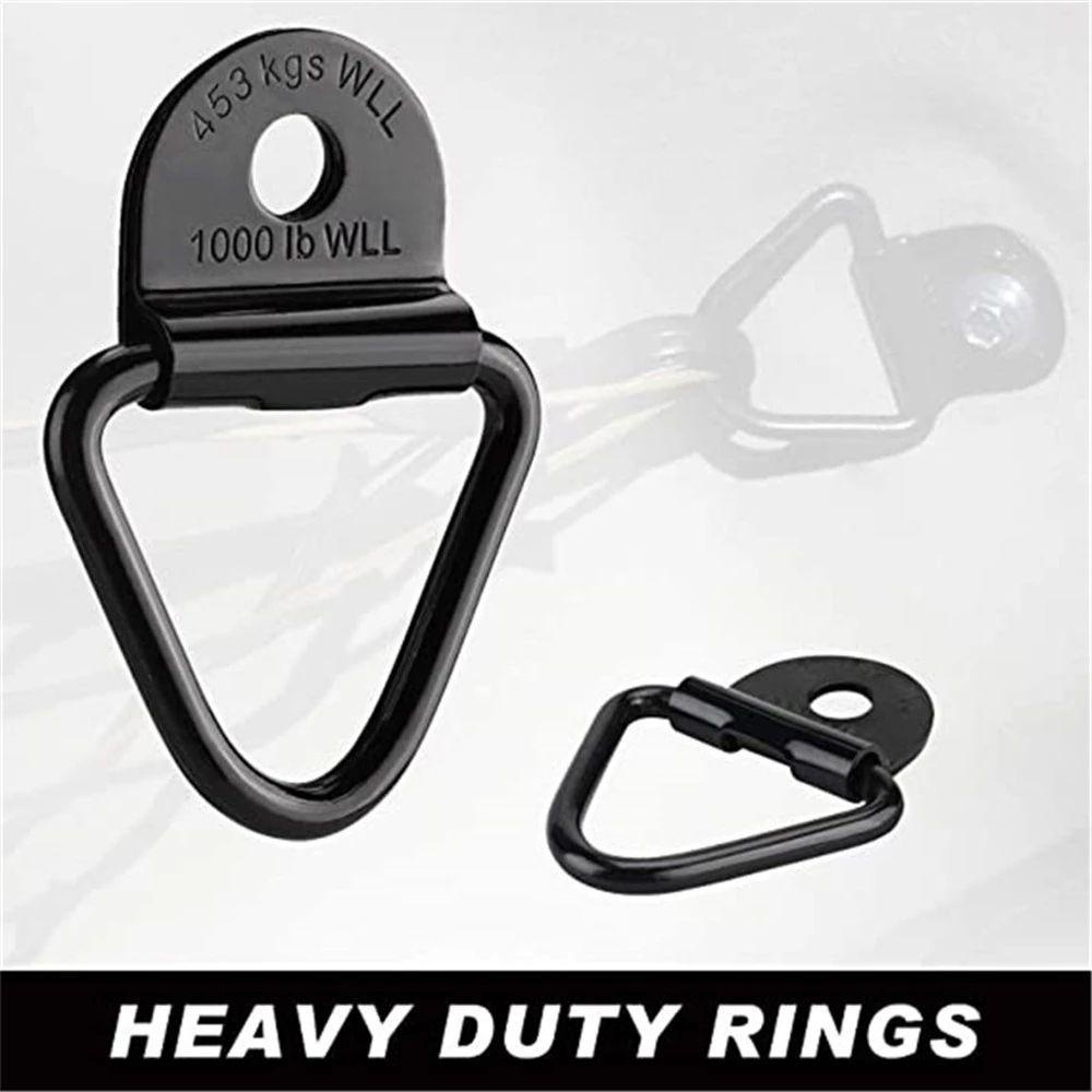 REBUY1 Móc Chữ V Bằng Thép 1000lbs Treo Đồ Dùng Xe Hơi / Xe Tải Màu Đen