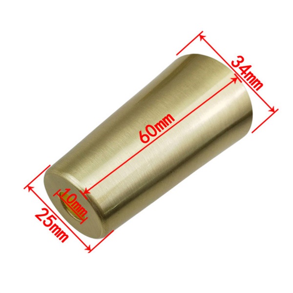 Ống côn chụp chân bàn ghế mạ vàng đồng 60x25x34 (Cái)