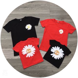 Áo hoa cúc cotton tàu