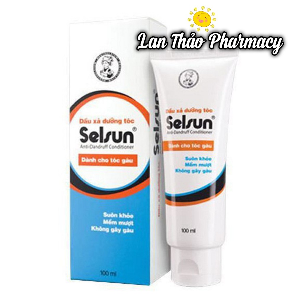 DẦU XẢ SELSUN 100ML CHÍNH HÃNG CHO DA ĐẦU SẠCH GÀU TÓC SUÔN MƯỢT HIỆU QUẢ