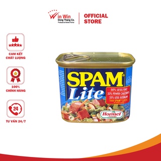 Thịt Hộp SPAM Ít Béo 340g - Nhập Khẩu Mỹ | Hormel SPAM Lite Luncheon Meat 340g