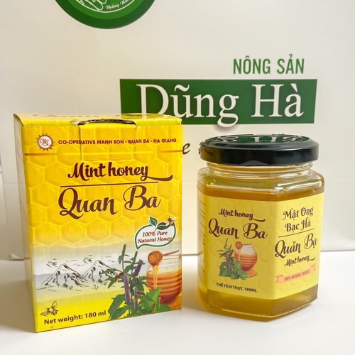 Mật Ong Bạc Hà thơm ngon nguyên chất đóng chai