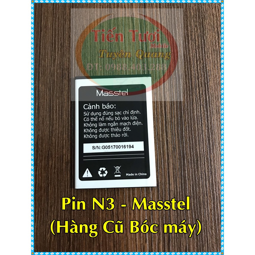 Pin N3 - Masstel (Cũ Bóc máy)