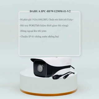 [Giá rẻ] Camera Dahua IP Poe 1230 MI1 (2MP ,có mic, hồng ngoại 50m, POE)