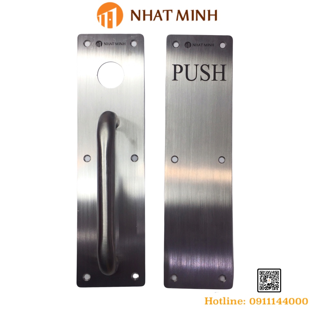 Tay nắm PULL PUSH Nhật Minh chất liệu Inox 304