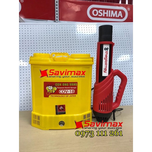 Bình xịt điện phun diệt côn trùng COV 16 lít. Bình Xịt Điện Con Ong Vàng Phù Hợp Dùng Cho Văn Phòng,Công Ty