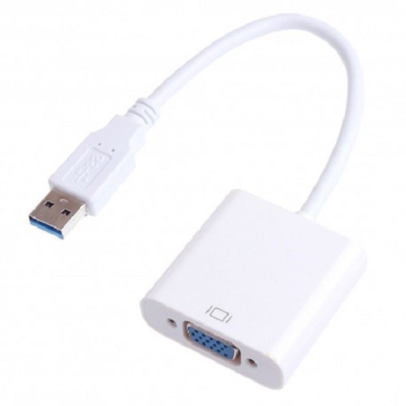 Cáp Chuyển Đổi, Cáp Chuyển USB 3.0 Sang VGA, USB to VGA -, chống giật, nhiễu, Truyền Tín Hiệu Tốc Độ Cao