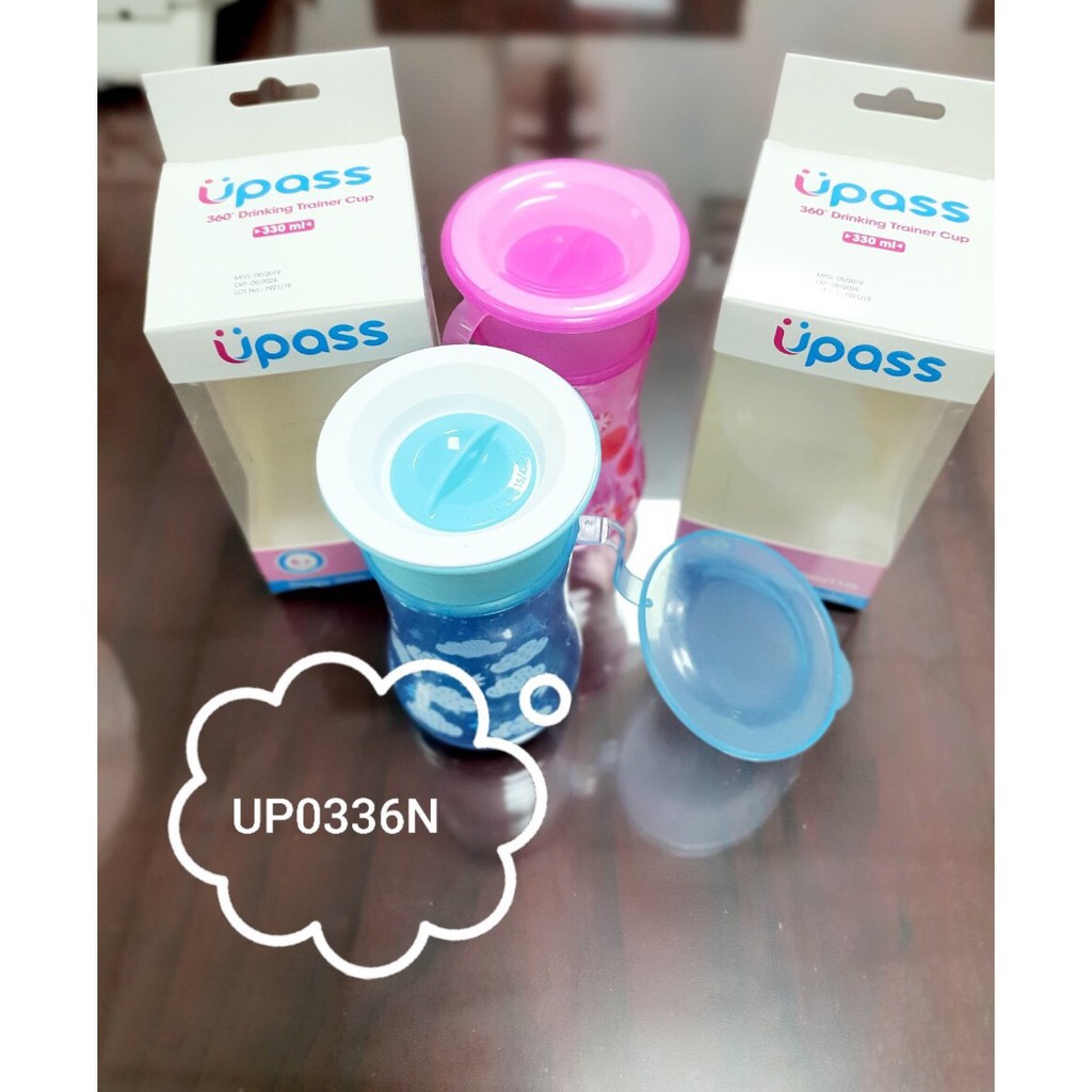 Ly/ Cốc tập uống nước 360 độ thông mình cho bé hiệu UPASS made in Thailand