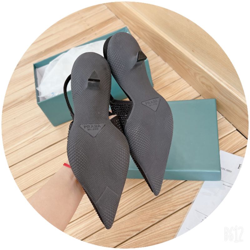 Giày prada gót nhú mẫu mới