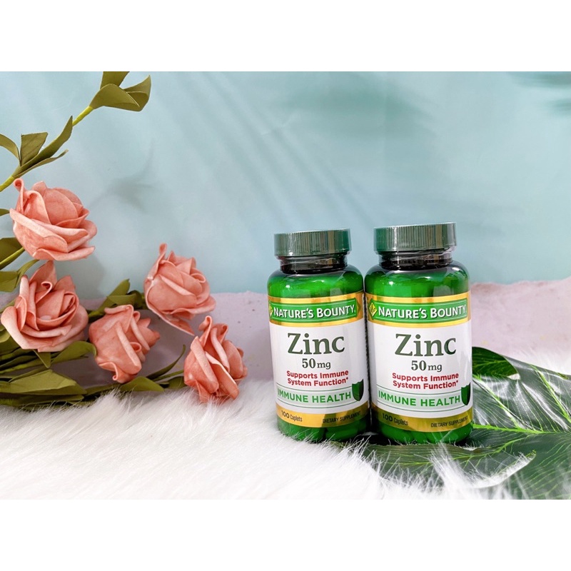 [HÀNG MỸ] Viên uống Nature Bounty Zinc 50mg.