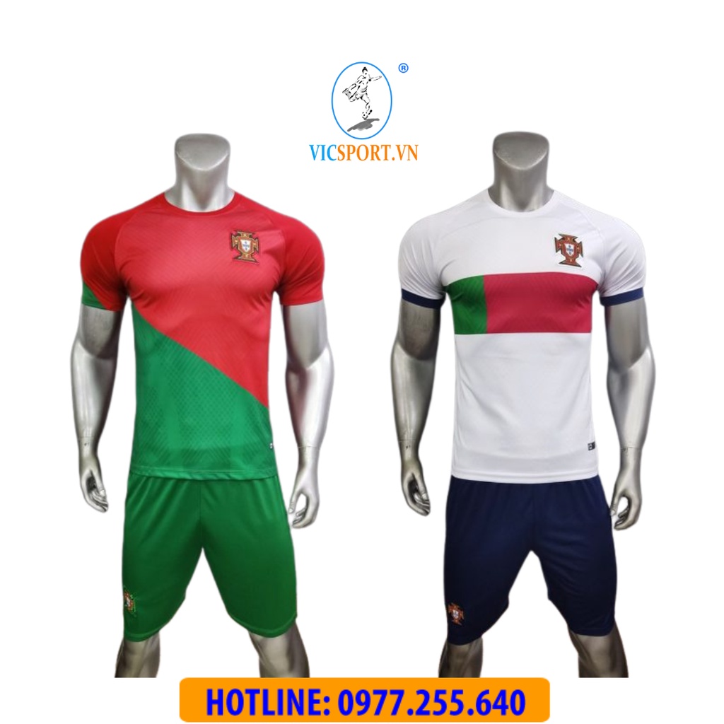 Áo đá banh, Quần áo đá bóng Đội Tuyển Bồ Đào Nha mới nhất đủ màu - Vicsport