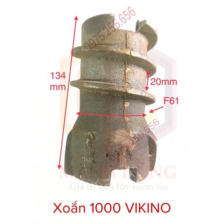 Soắn 1000 VIKINO máy nổ máy trà trắng máy gặt máy thái phụ tùng mấy nông nghiệp