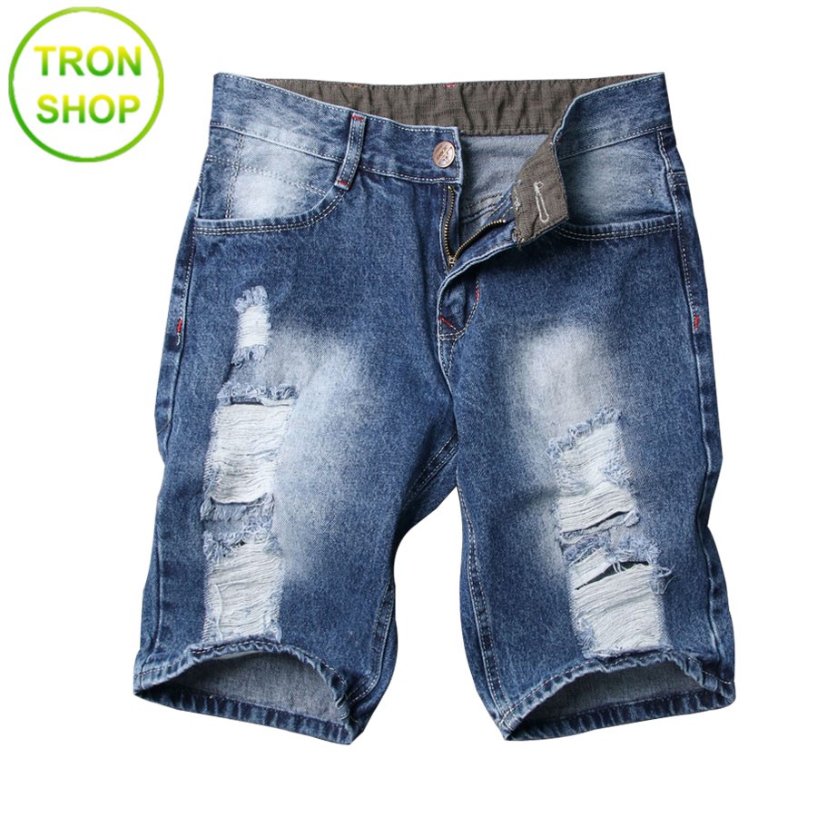 Quần short nam jean TS416  vải bền đẹp Tronshop chuyên quần nam