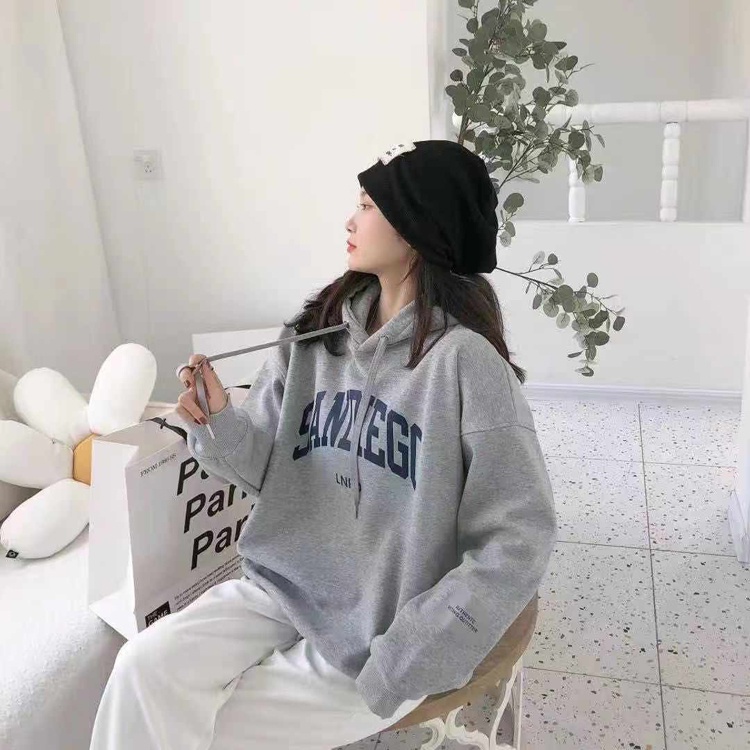Áo hoodie unisex dành cho nam và nữ chất nỉ lót lông SANDIEGO