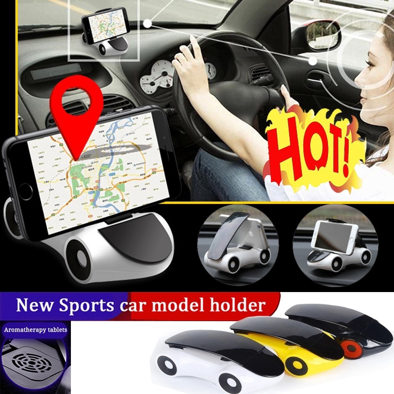 New Car Holder Cars Aromatherapy  Holder Dashboard Adjustable Car Decoration Phone Holder