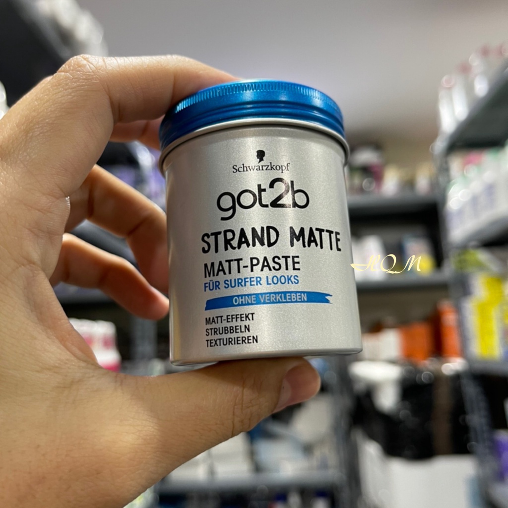 Sáp vuốt tóc Schwarkopf Got2B Stand Matte, 100ml, Đức