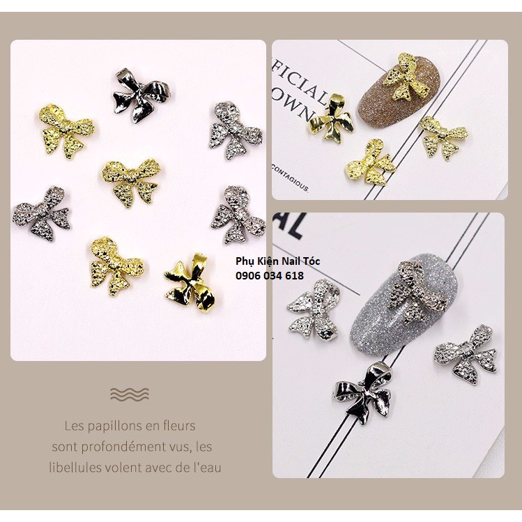 Charm Nơ Trang Trí Móng