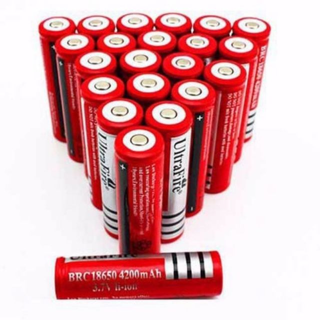 Pin sạc 3,7v 6800mah ( pin 18650)