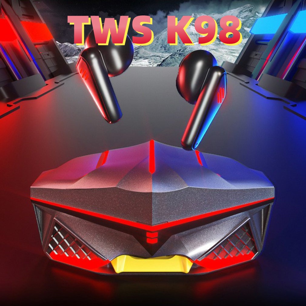 Tai nghe chơi game nhét tai Bluetooth không dây  K98 TWS có micro tiện lợi để chơi thể thao