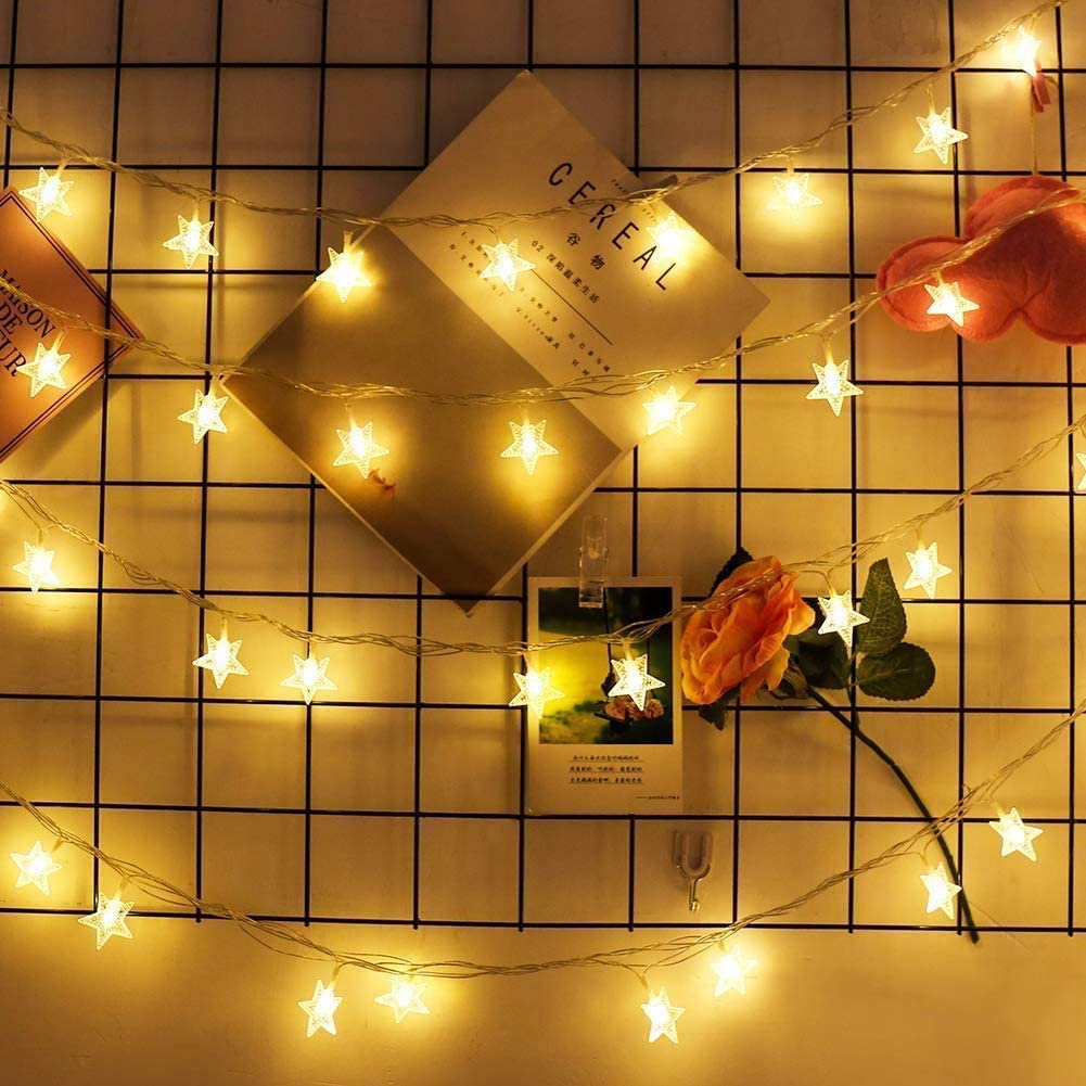Đèn Led Xài Pin Chống Nước Bóng Đèn Led Hình Ngôi Sao Trang Trí Decor Tiệc Noel Lễ Tết Dã Ngoại Phòng Ngủ