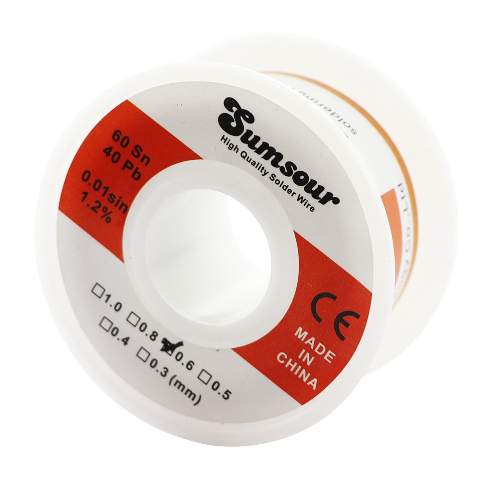 Cuộn Dây Thiếc 0.4Mm/0.5mm/0.6mm/0.8mm 50g 60/40 Cho Bút Hàn Điện