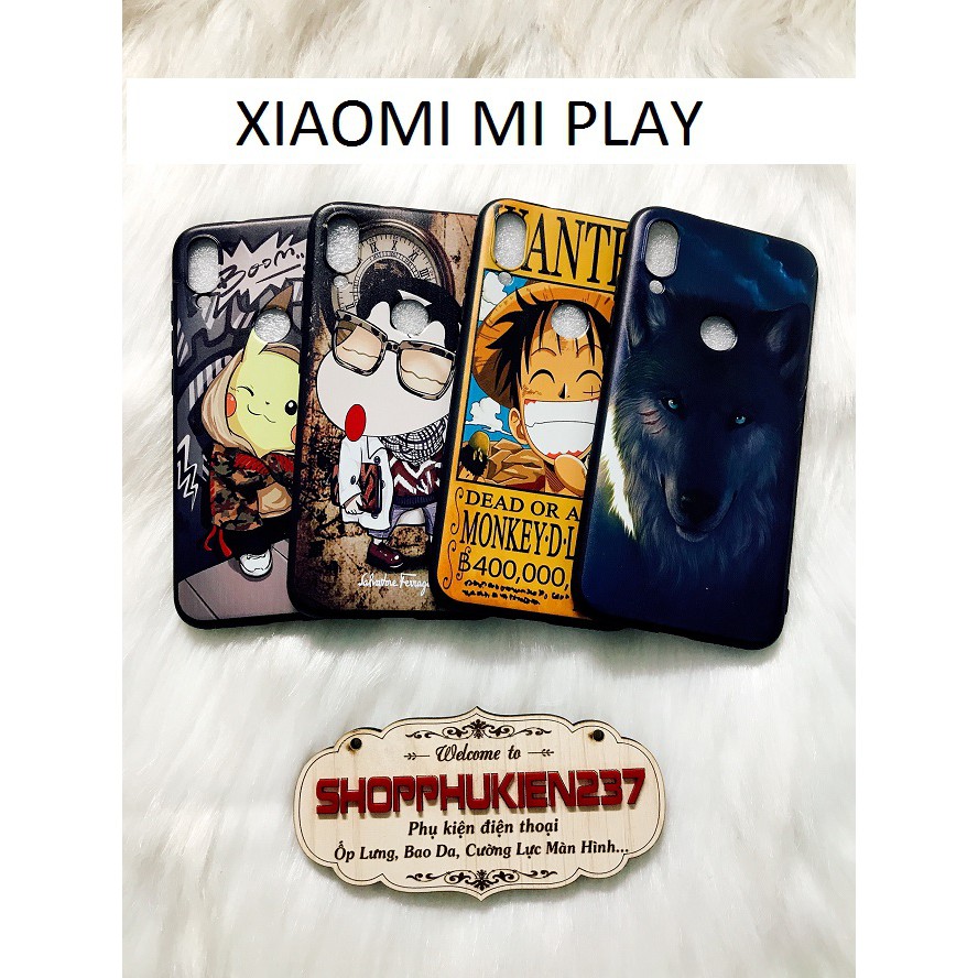 [Freeship toàn quốc từ 50k] ỐP LƯNG XIAOMI MI PLAY ỐP DẺO HÌNH CAO CẤP