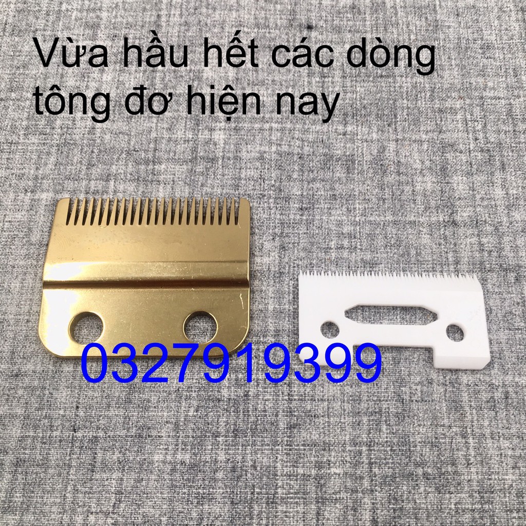 [Free Ship] Bộ lưỡi kép sứ thay thế cho tông đơ