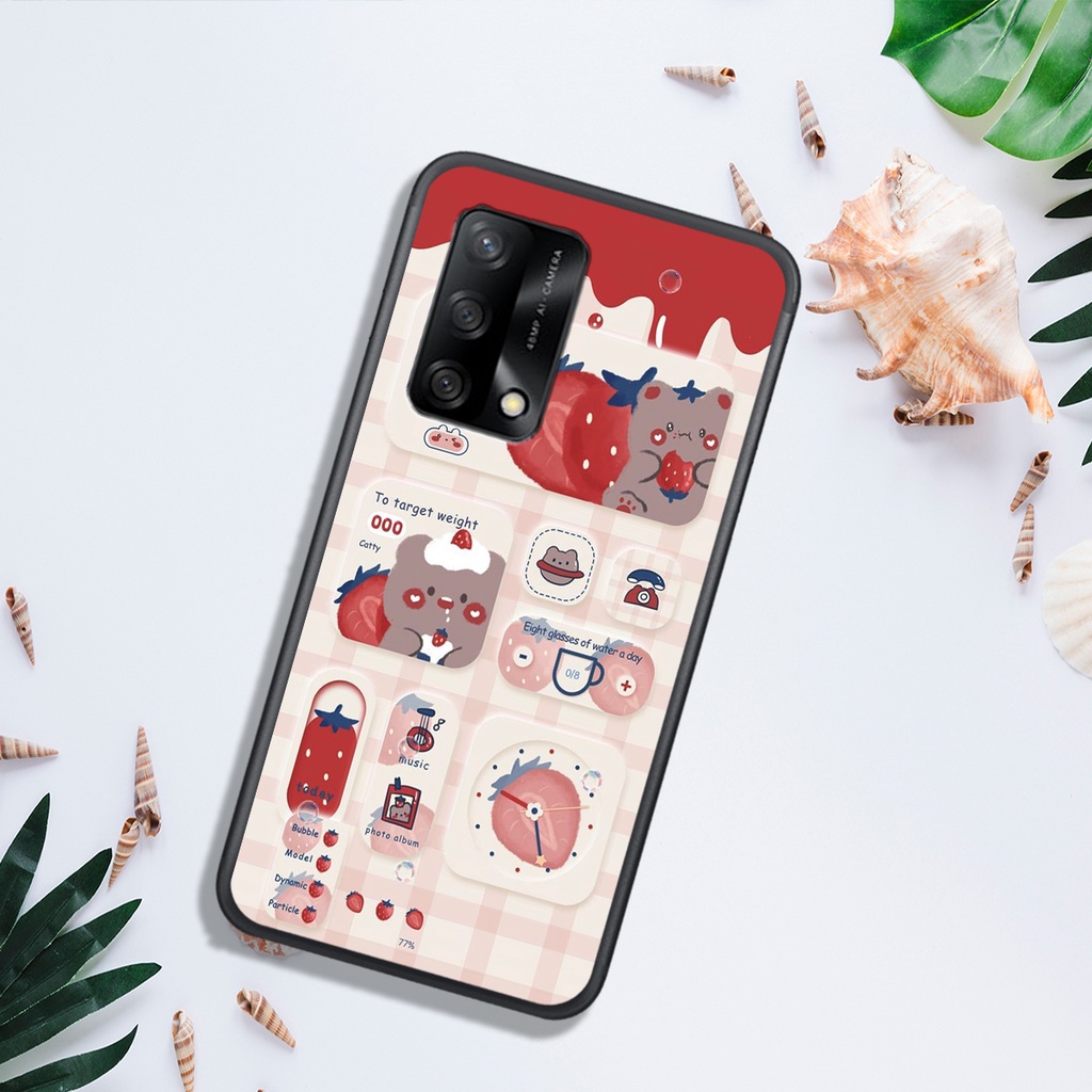 ỐP LƯNG OPPO A74 4G - A74 5G - A95 4G - A95 5G - A94, IN HÌNH GẤU NÂU CHOCOLATE ĐÁNG YÊU.