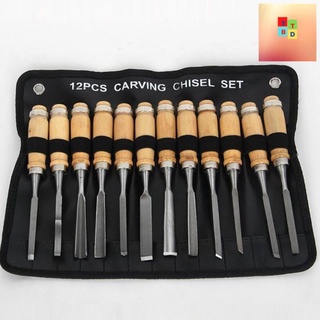Bộ Mũi Đục Gỗ 12 Chi Tiết
