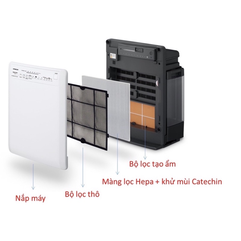 Máy lọc không khí tạo ẩm Hitachi EP-EX50