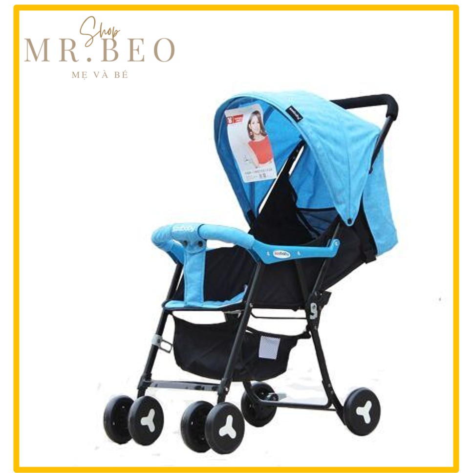 XE ĐẨY DU LỊCH GẤP GỌN SIÊU NHẸ SEEBABY QQ2- 2 TƯ THẾ NGỒI VÀ NẰM 170 ĐỘ