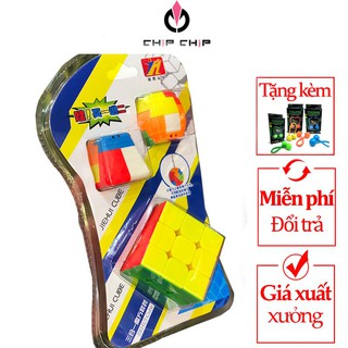 Combo Rubik 3x3 3 cục Rubik 3 Tầng Khối Lập Phương Ma Thuật