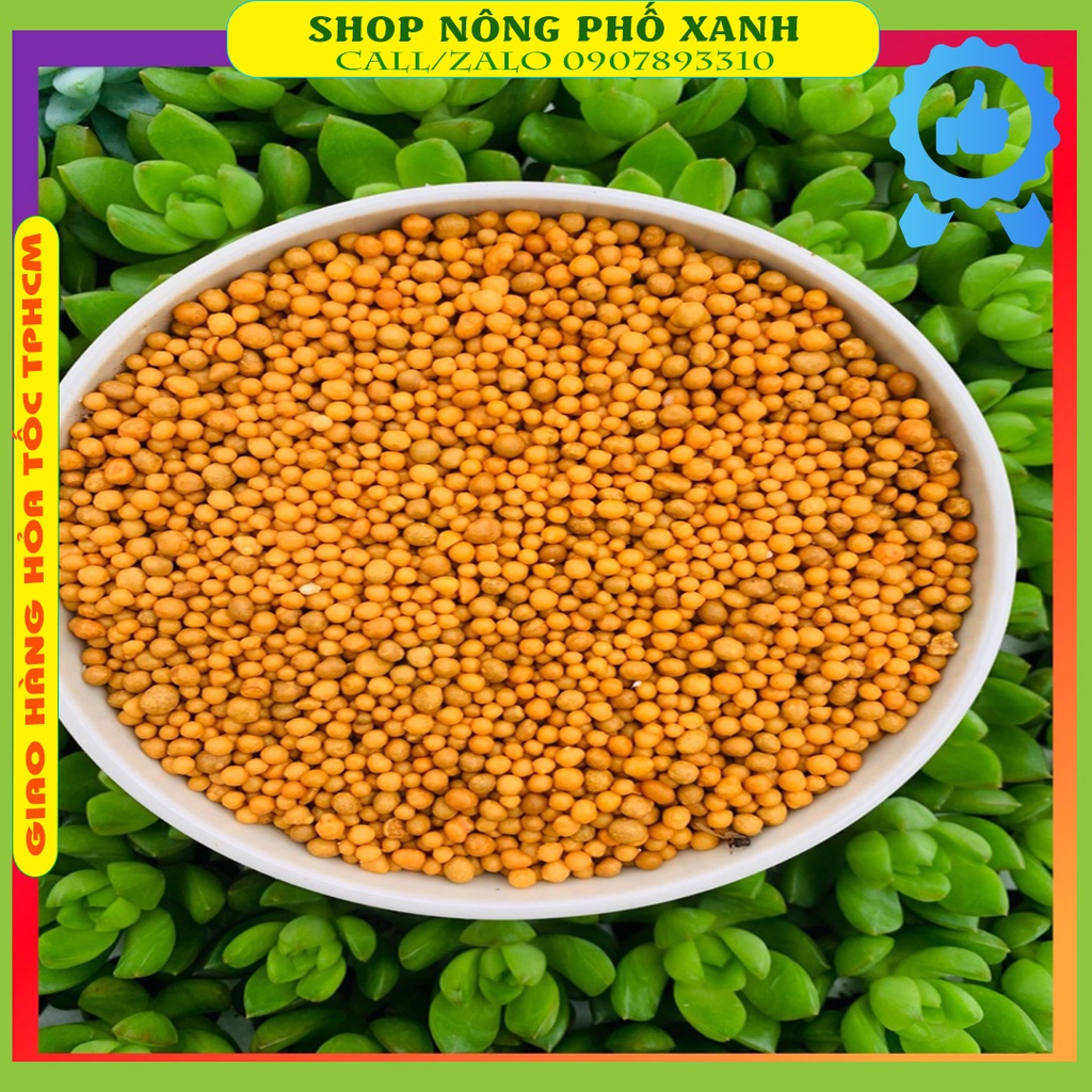 Phân tan chậm 14-14-14 màu vàng Thái Lan  bổ dưỡng dành cho sen đá, lan, bonsai, xương rồng các loại cây trồng