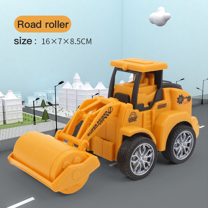 Children Engineering Vehicle Dumper Mixer Excavator Dumper Mixer Bulldozing Digging