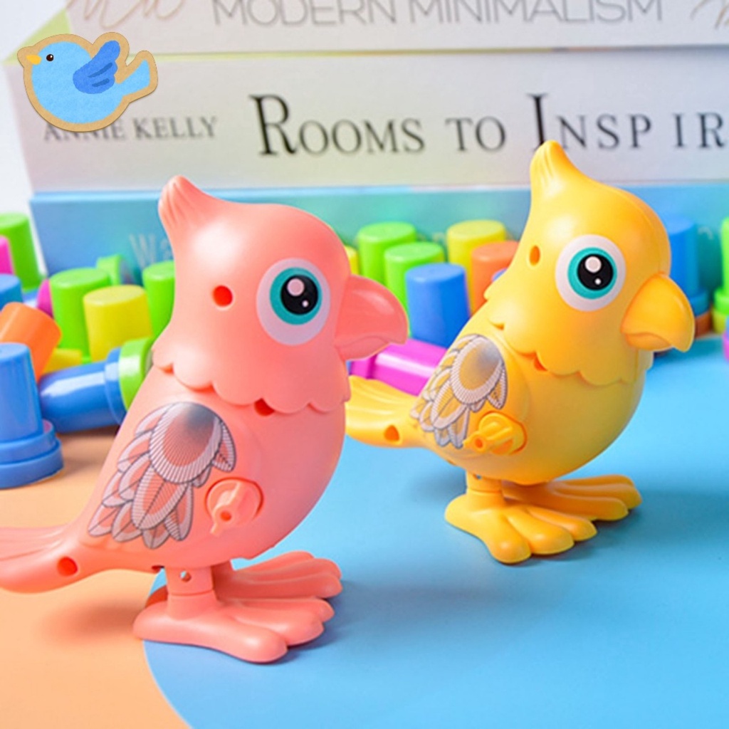 Đồ Chơi Dùng Dây Cót Hình Chú Vẹt Siêu Cute Cho Bé