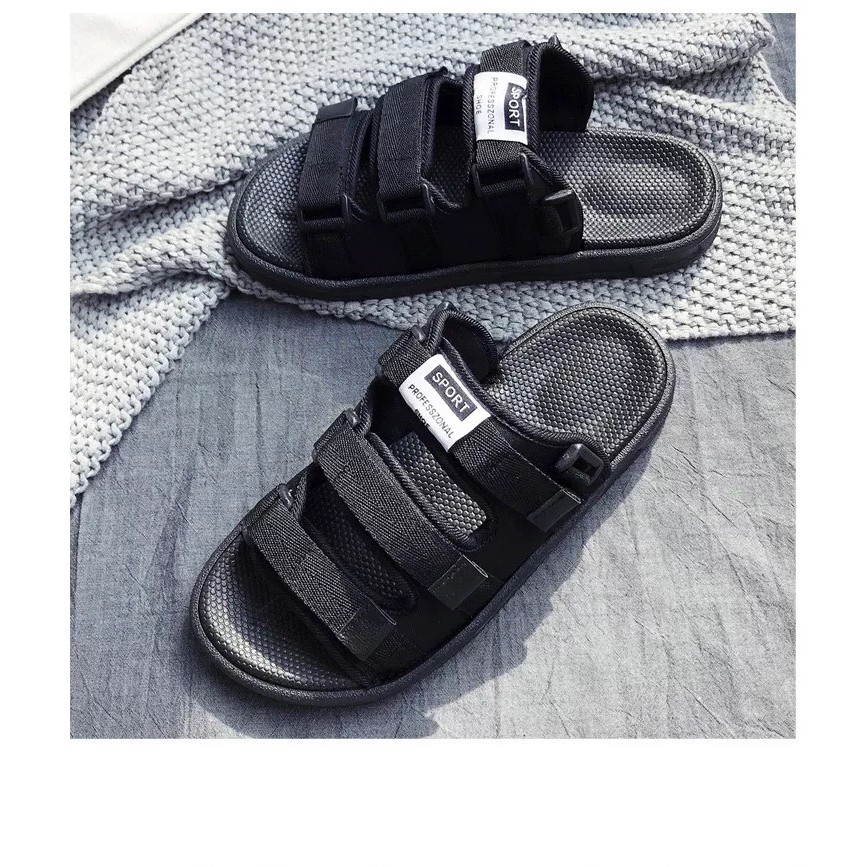 (Có 3 Màu) Sandal nữ nam 3 quai trơn cao cấp Fullsize 35-44 - dép quai hậu học sinh mới về 2021