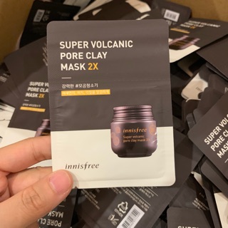 Sample mặt nạ đất sét super Volcanic Pore Clay Mask 2X 4ml