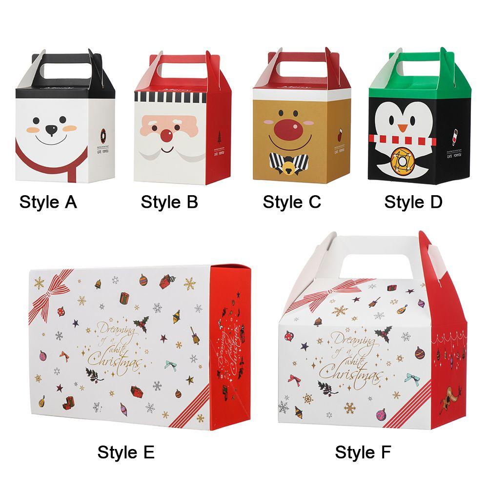 LAKAMIER Hộp Quà Giáng Sinh Hình Người Tuyết, Tuần Lộc, Tuần Lộ