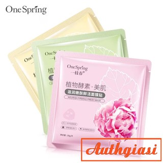 Mặt nạ trắng da chống lão hóa ONE SPRING Nourish Firming Mask HOA ANH ĐÀO 30g