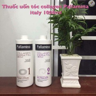 THUỐC UỐN TÓC CAO CẤP PALLAMINA COLLAGEN KERATIN 1000ML Chính Hãng