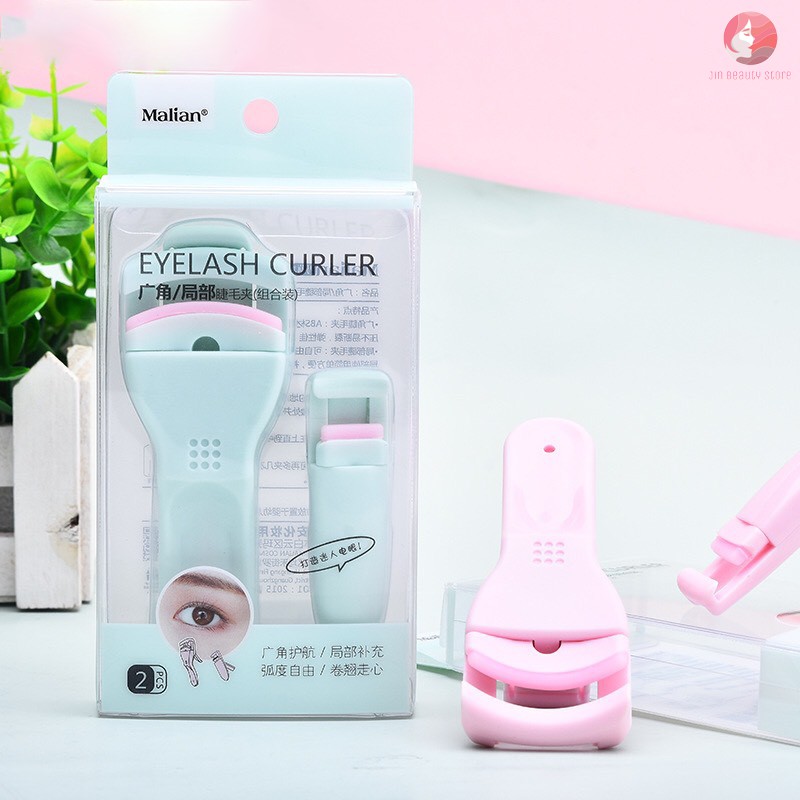 Bộ đôi kẹp uốn cong lông mi 3D nhựa cao cấp không gây tổn thương da