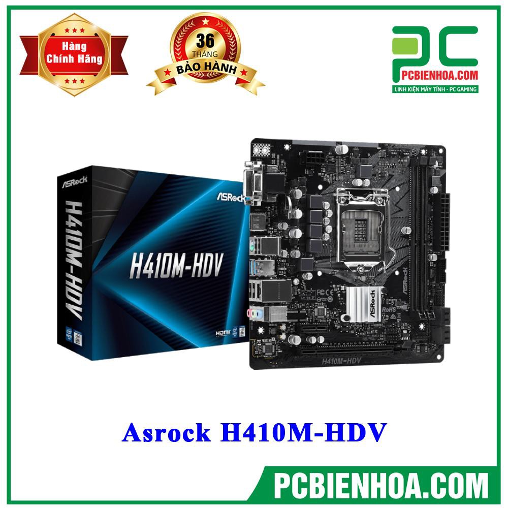 [Mã ELMS05 giảm 5% đơn 300k]Bo mạch chủ ASROCK H410M-HDV chính hãng