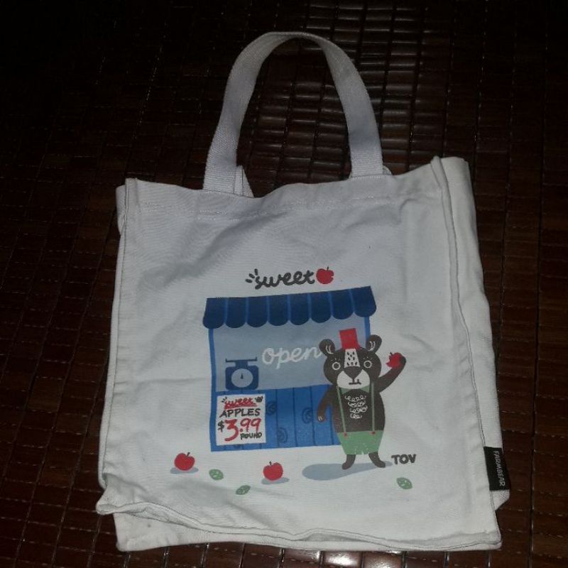 Túi vải sinh viên Hàn Quốc tote canvas
