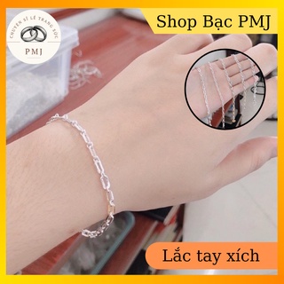 Lắc Tay Xích bản nhỏ<đơn giản dễ đeo>cam kết chất lượng Bạc Ta 100%-Bạc Pmj