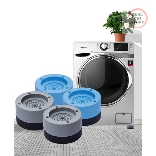 Combo 4 Chân Đế Kê Máy Giặt Chống Rung/ Chống ồn - Mút Cao Su Kê Chân Máy Giặt Giá Rẻ ✨