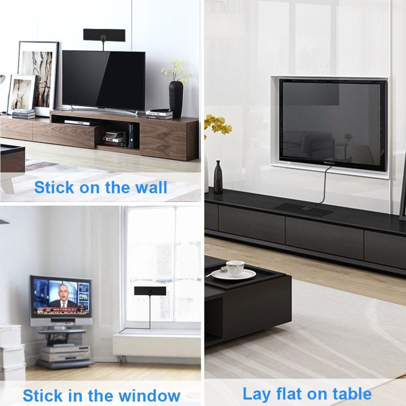 Ăng Ten Kỹ Thuật Số HDTV Kèm Dây Cáp Đồng Trục 118 Inch