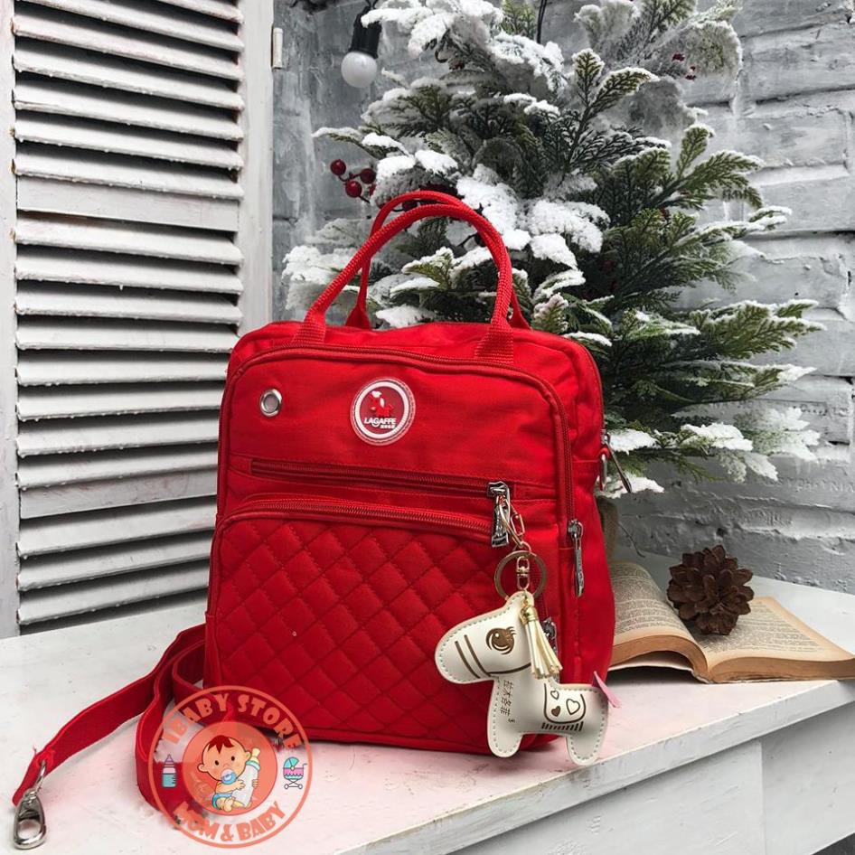 Túi Xách Balo Bỉm Sữa Mini LAGAFFE Mẫu Mới Nhất 2021