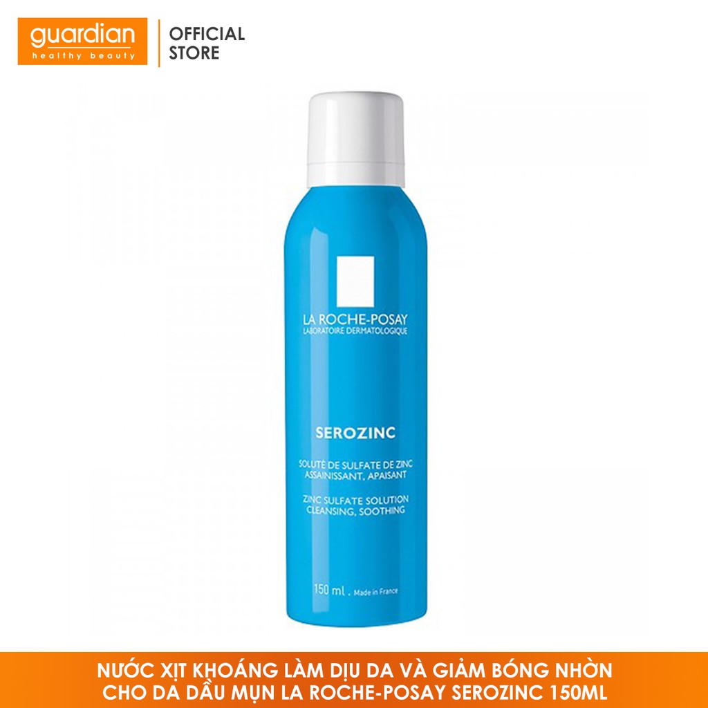 Nước xịt khoáng làm dịu da và giảm bóng nhờn cho da dầu mụn La Roche-Posay Serozinc 150ml | BigBuy360 - bigbuy360.vn