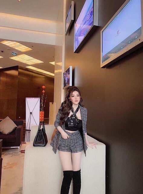 ❤️ SET VEST CARO ĐÙI + ÁO ỐNG #180k